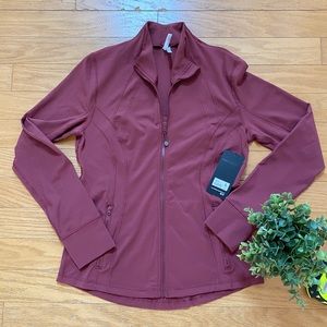 NWT 90 Degree by Reflex Plum Full Zip Long Sleeved Performance Jacket L